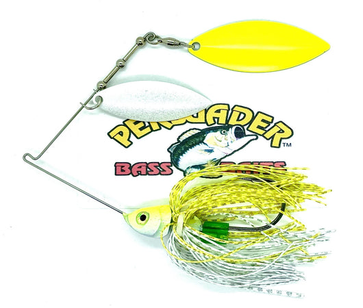 White/Chartreuse E-Chip Fluorescent/Nickle Willow/Willow