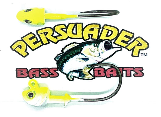 White/Chart Swim Bait Head