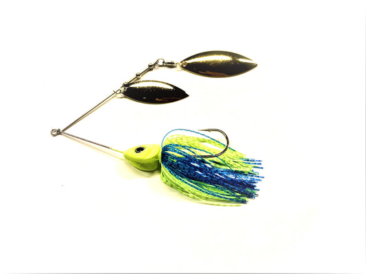 Chartreuse/Blue W/ Gold/Silver Willow/Willow 1oz