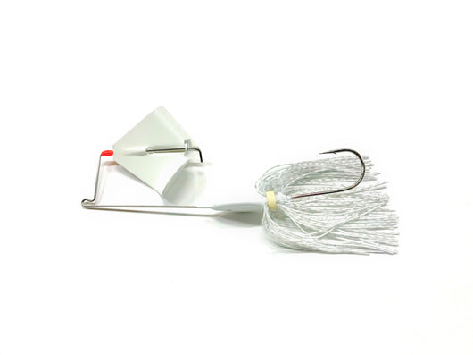 White Buzz Bait, Flo-Blade