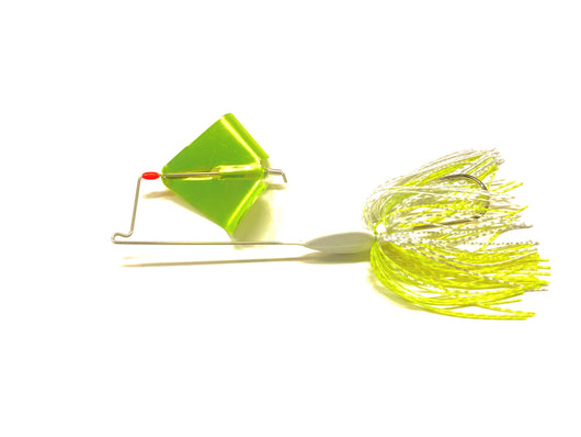 White/Chart Buzz Bait, Flo-Blade