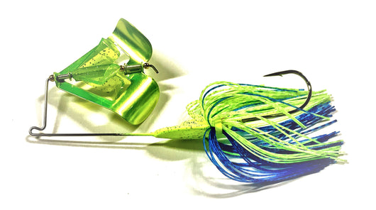 Chartreuse/ Blue Fluorescent W/ Plastic