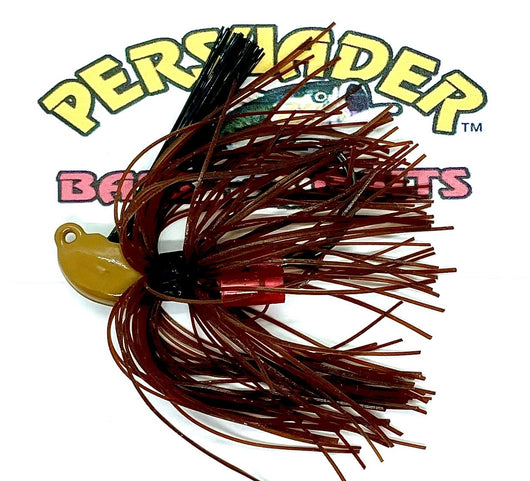 e chip fishing lures Brown E-Chip Flipping Jig – Persuader American Angling