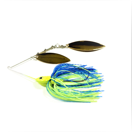 Chartreuse/Blue W/ Gold/Silver Willow/Willow – Persuader American Angling