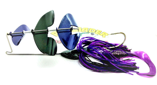 Black/ Purple Three Blade