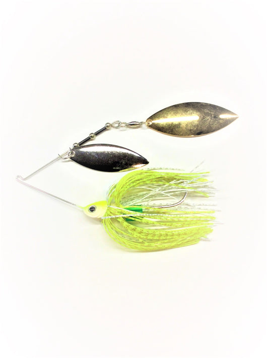 Chartreuse/ White E-Chip W/ Gold/Silver Willow/Willow – Persuader